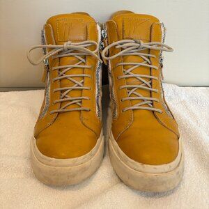 High Top Leather Sneakers Size US 10 EU 42